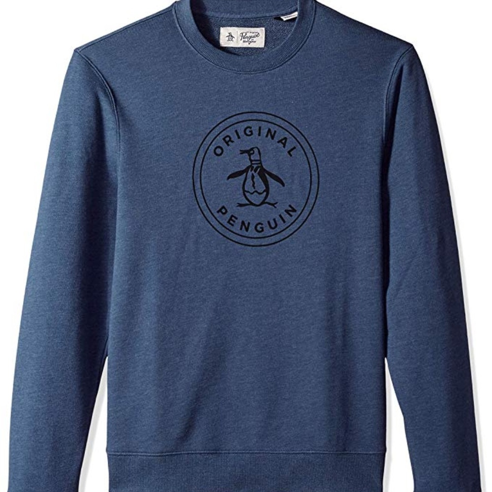 Original Penguin Logo-Stamp Crewneck Sweatshirt